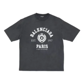 Varsity Logo T-skjorte med korte ermer «Washed Black» 612966TMV981000