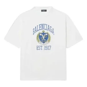 Varsity-logo-T-skjorte, medium passform «White» 612966TLV891375