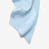 Vasket crayon-skjerf for kvinner i babyblått