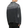 Vasket Denim-jakke i stor størrelse «Black» 662772TKVG51000
