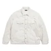 Vattert jakker «White» 681689TNW039020