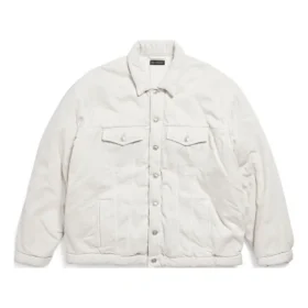 Vattert jakker «White» 681689TNW039020
