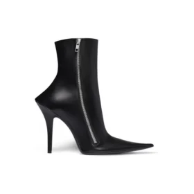 Witch 110 mm støvletter «Black Sheepskin» 747603WBCW01000
