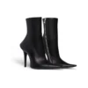 Witch 110 mm støvletter «Black Sheepskin» 747603WBCW01000