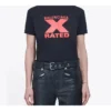 X-Rated Small Slim Fit kortærmet svart 612964TIVA71076